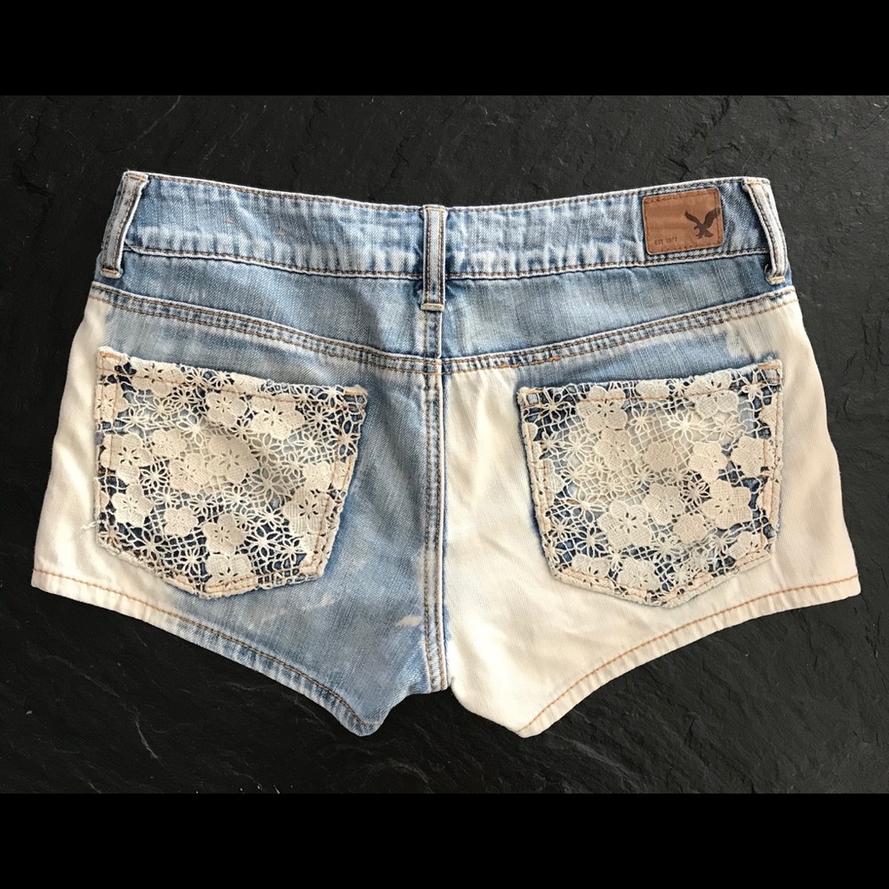 American Eagle Lace Shortie Shorts - Size 2